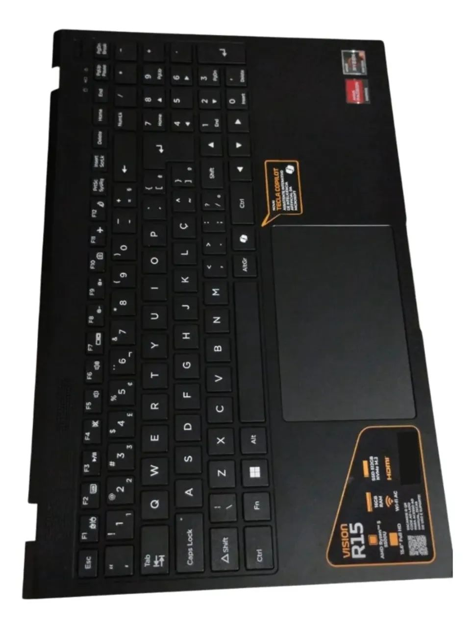 CARCAÇA NOTEBOOK POSITIVO VISION R15 COM TECLADO - SEMINOVA