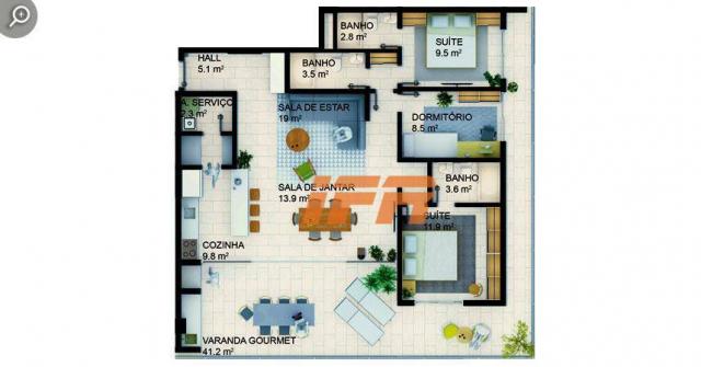 Apartamento à venda, 152 m² por r$ 980.408,24 - itaguá - ubatuba/sp - Foto 3