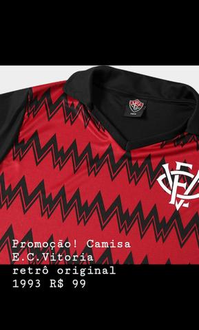 Camisa Vitória retrô 1993 - Foto 3