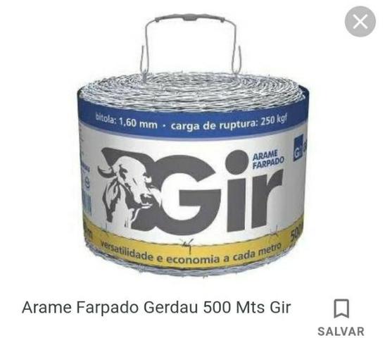 Arame farpado 500mts