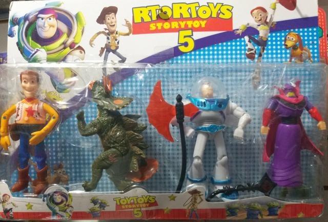 Toy Story 5 Com 4 Bonecos Kit Cartelado - Foto 3