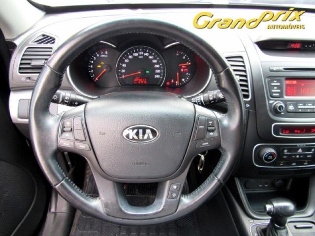 SORENTO 2014 2.4 16V GASOLINA EX AUTOMÁTICA VERDE COMPLETA + BANCOS EM COURO! - Foto 9