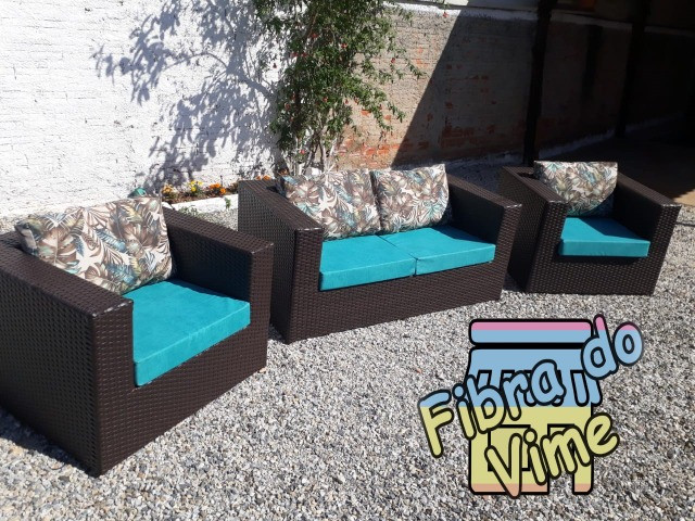 Jogo de Sofa Quadrado Vazado Para Jardim - Foto 5