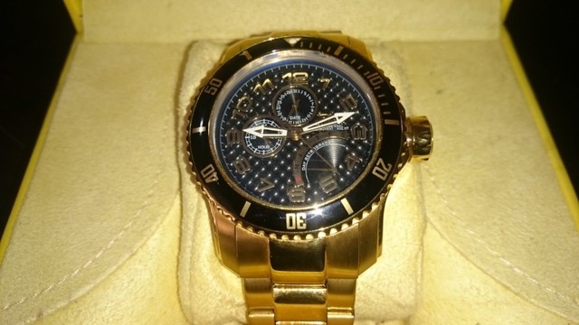 Relógio Invicta Banhado Ouro - Foto 5