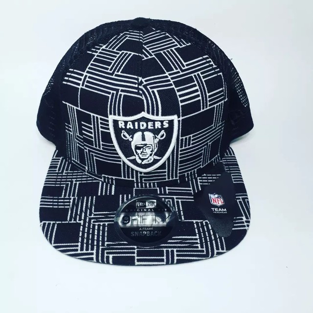 Boné Raiders preto - New era - NfL- Snapback - 9fifty