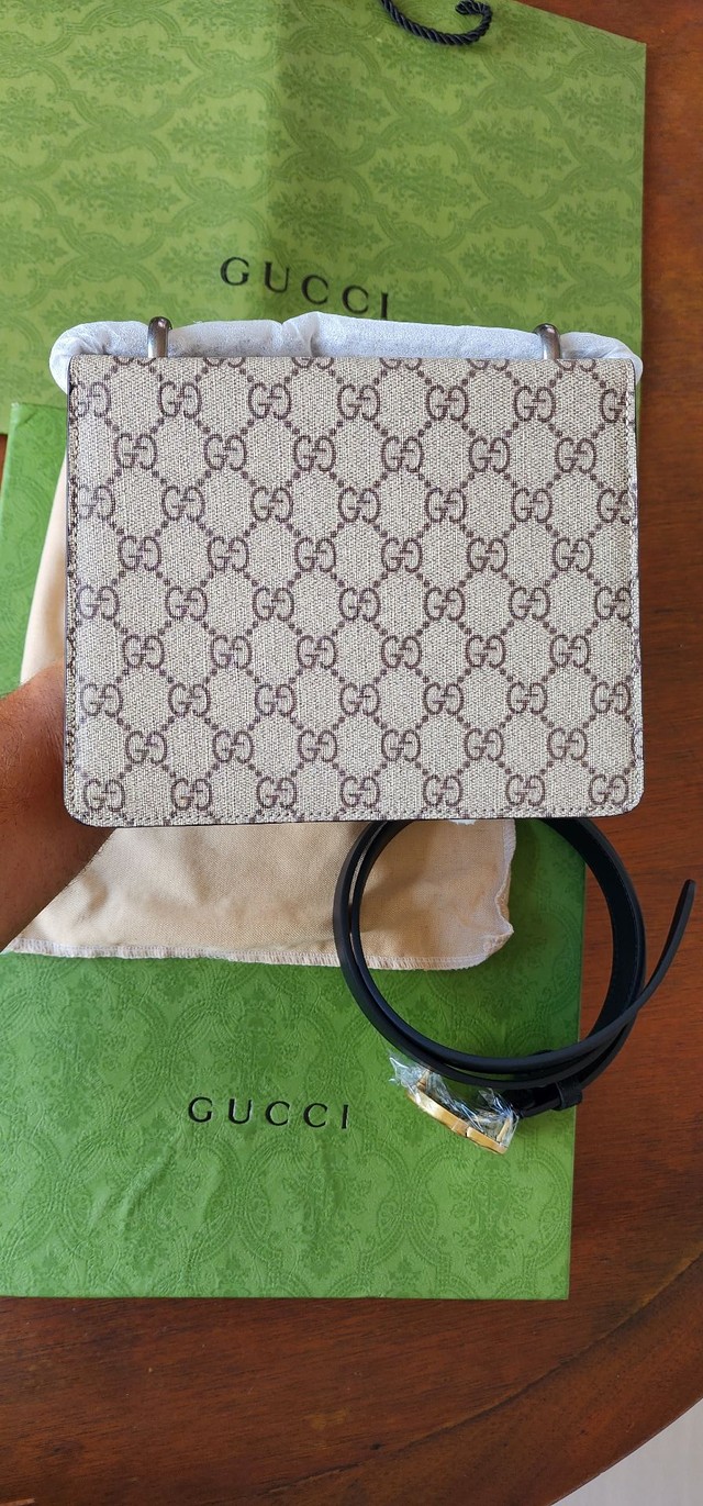 Bolsa Gucci Dionysus Mini + Cinto Gucci - Foto 3