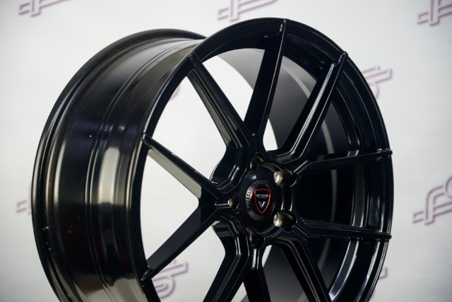 Rodas Vittoria San Diego Preto Semi-Brilho 5x112 - 19x8,5 aro 19 tala 8,5 - Foto 2
