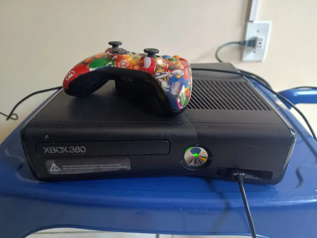 Xbox 360 Desbloqueado Com:2 Controles,Kinect,Jogo Naruto Storm 3 Original, Console de Videogame Microsoft Usado 93077266