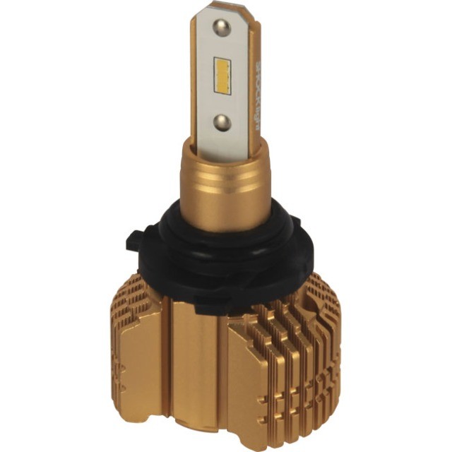 Kit Par Lâmpada Ultra Led Shock Light 9006 Hb4 3000k Amarelo - Foto 2