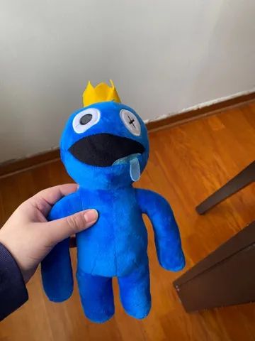 Pelucia Boneco Azul Babao Jogo Roblox Rainbow Friends 37cm