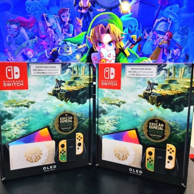 Nintendo Switch 64GB Oled Edição Especial - The Legend of Zelda