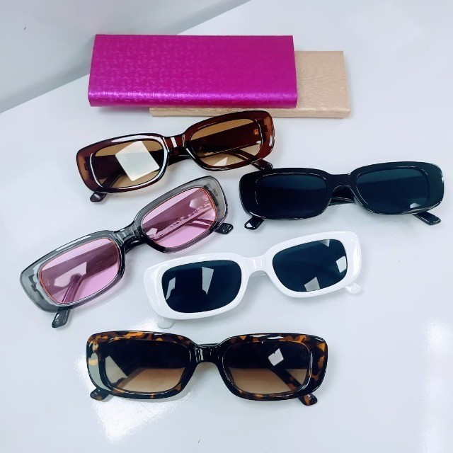 Óculos Blogueira Anitta Vintage Retangular