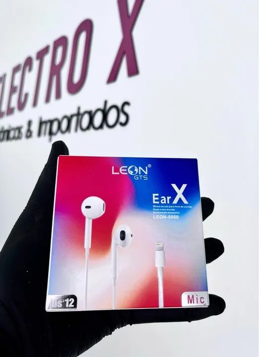 Fone de ouvido com fio para iPhone 