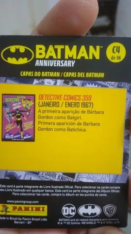 Cards colecionáveis da coleção 80 anos do Batman - C04- Preço Unitário - Foto 2