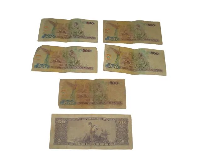Dinheiro Antigo Brasil - Cruzados Novos E Cruzeiros - Foto 4