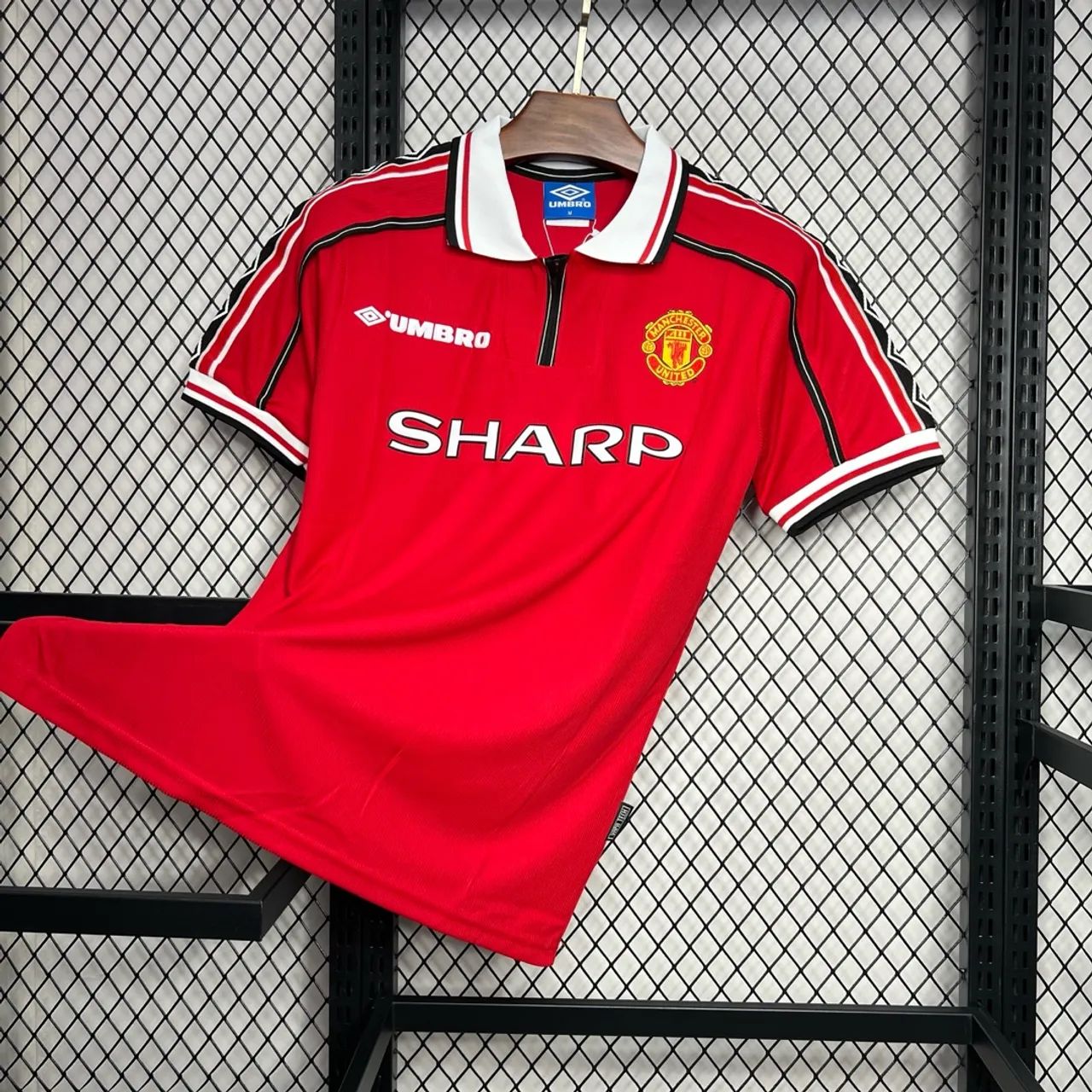 CAMISA RETRÔ DO MANCHESTER UNITED- Pronta entrega  - Foto 5