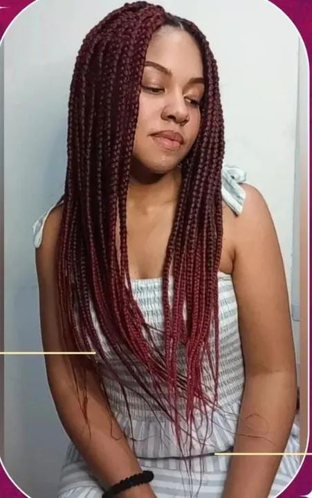 Trança Box braids<br>R$320,00 com material