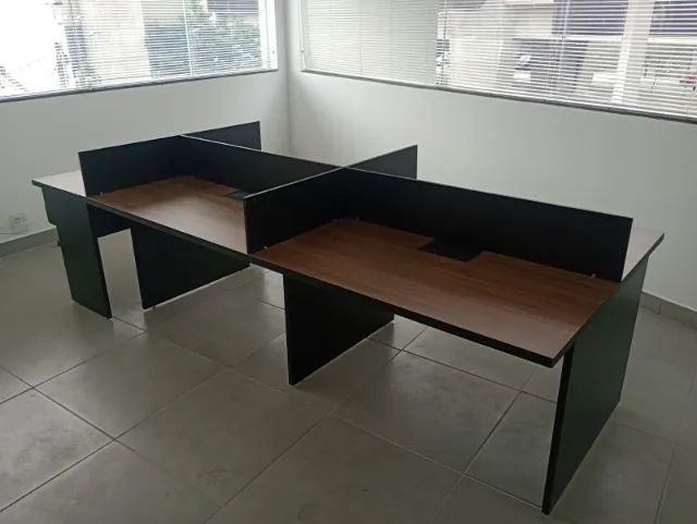ESTAÇÃO DE TRABALHO 4 POSIÇÕES+MESA LÍDER - Foto 3