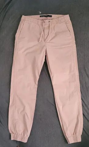 Calça jogger rosa