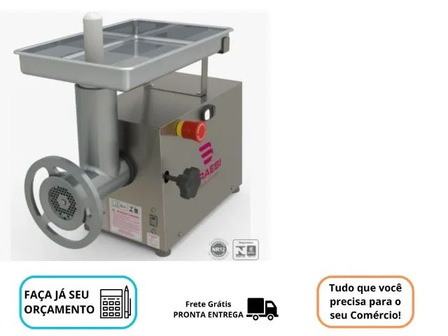 Picador de Carne Braesi boca  08/22 p/ Açougue