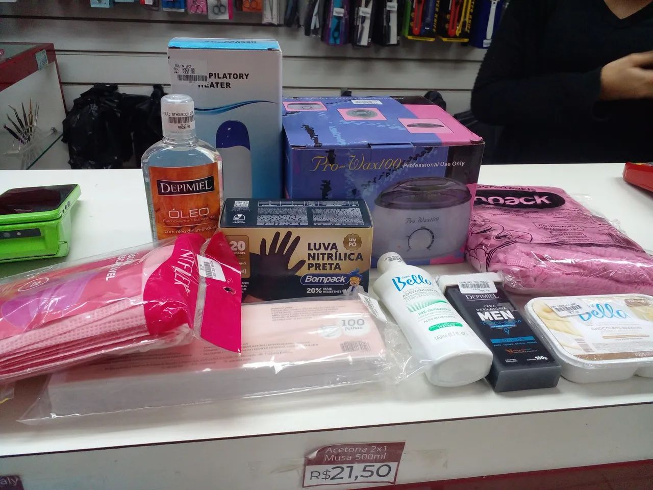 Comprei um kit de Depilacao e ganhe um Curso 