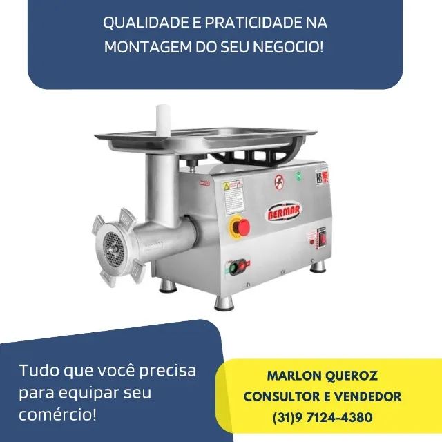 Moedor de Carne Bermar Boca 22 Novo