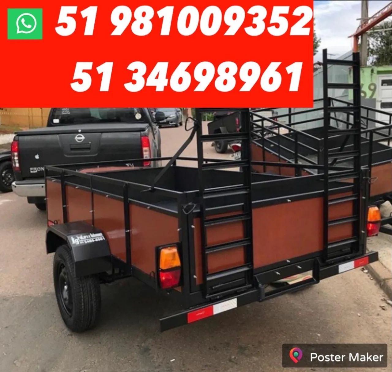 REBOQUE  DE FABRICA / PRONTO ENTREGA ÚLTIMOS