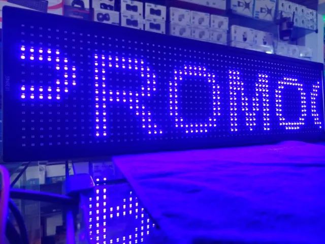 Painel de Led Azul 70x20 (Distribuidora JK Eletrôncos)Qualidade de Honestidade sempre - Foto 3