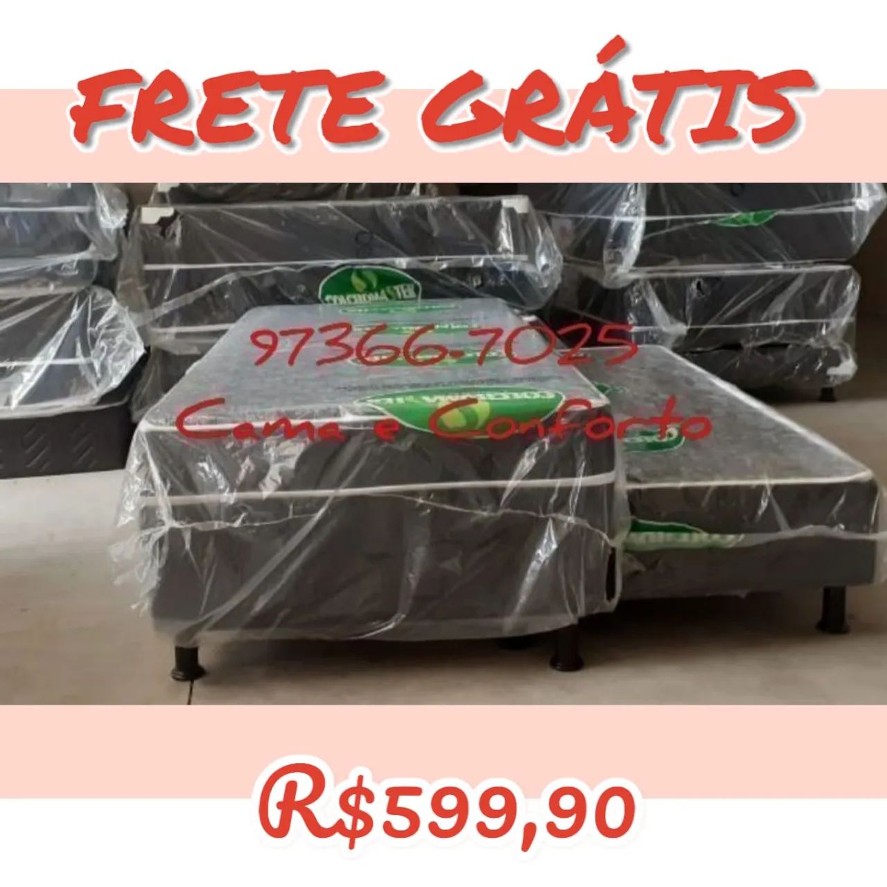 CAMA BOX SOLTEIRO COM AUXILIAR (MODELO 2409221923) - Foto 2