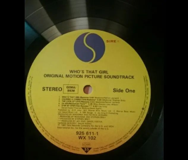 Vinil Importado Madonna - Who's That Girl (Original Motion Picture Soundtrack) - Foto 5
