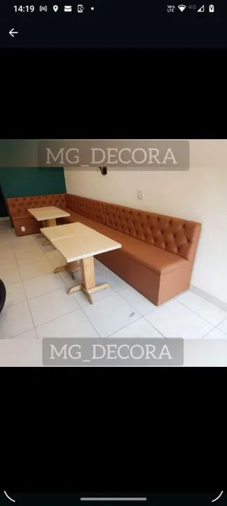 Sofá booth para comércios  - Foto 5