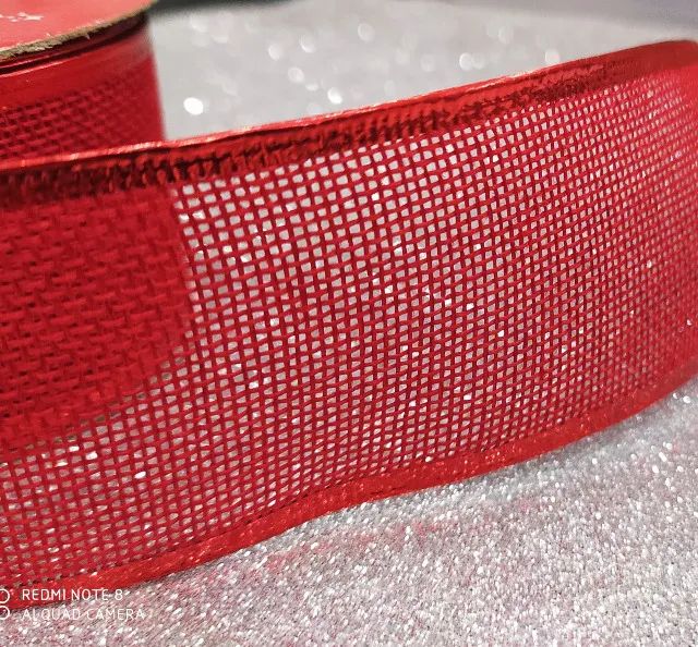 Fita  Aramada Vermelha 5cmx3m Yj *007 - Foto 2