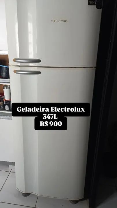 Geladeira Electrolux 347L - R$ 900