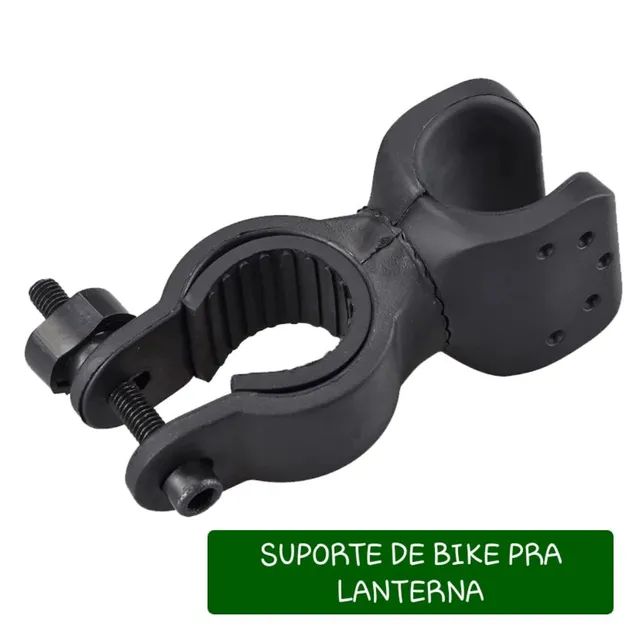 LANTERNA DIANTEIRA BIKE COM SUPORTE - Foto 6