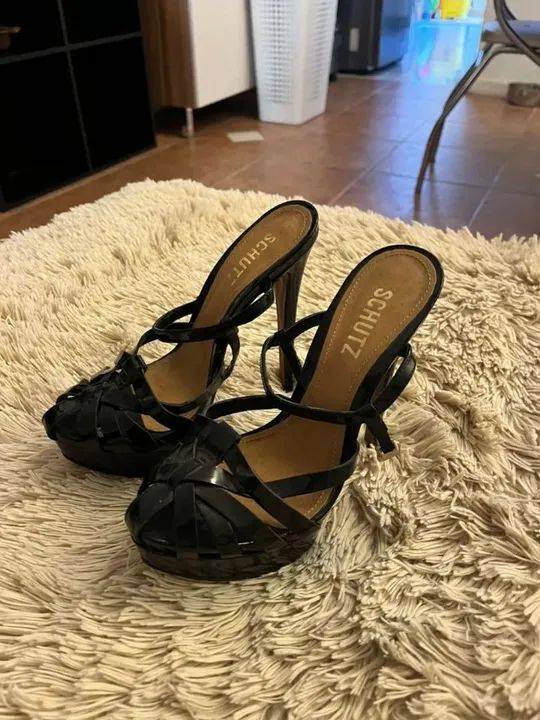 Linda Sandália Feminina Schultz N35 Em Ótimo Estado!!!