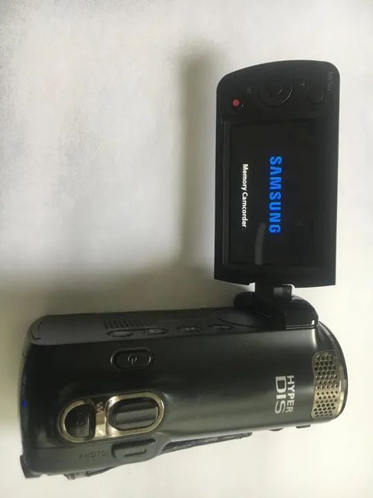 câmera de video filmadora sansung 65x intellt-zoom long record time 6hrs 20min with 16gb