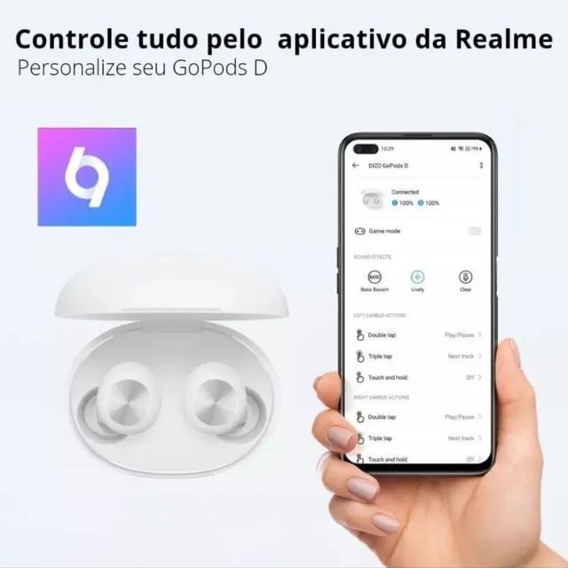 Fone de ouvido bluetooth Realme Dizo Gopds D - Foto 4