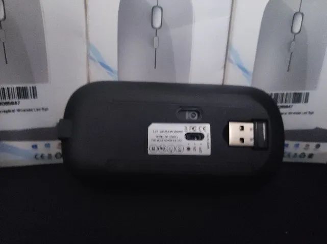 Mouse sem fio recarregável - Novo  - Foto 3