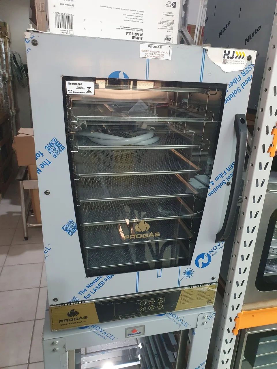 JR. Forno Turbo 8 Esteiras PROGÁS PR008