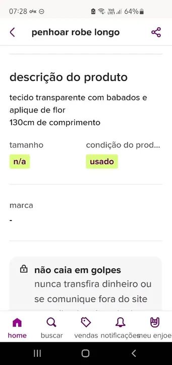 Penhoar robe vintage  - Foto 5