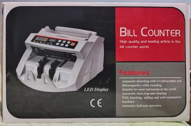 Máquina Contadora Validadora de Cédulas e Notas de Dinheiro - Foto 2