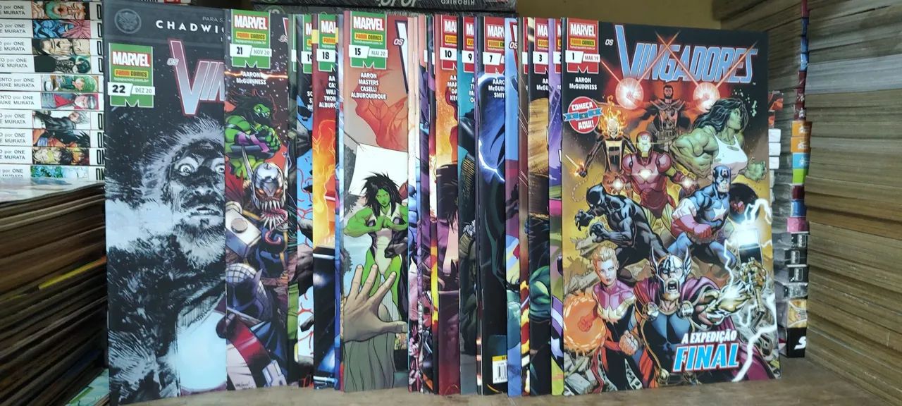 Vingadores 2019 do 01 ao 22 pacote 