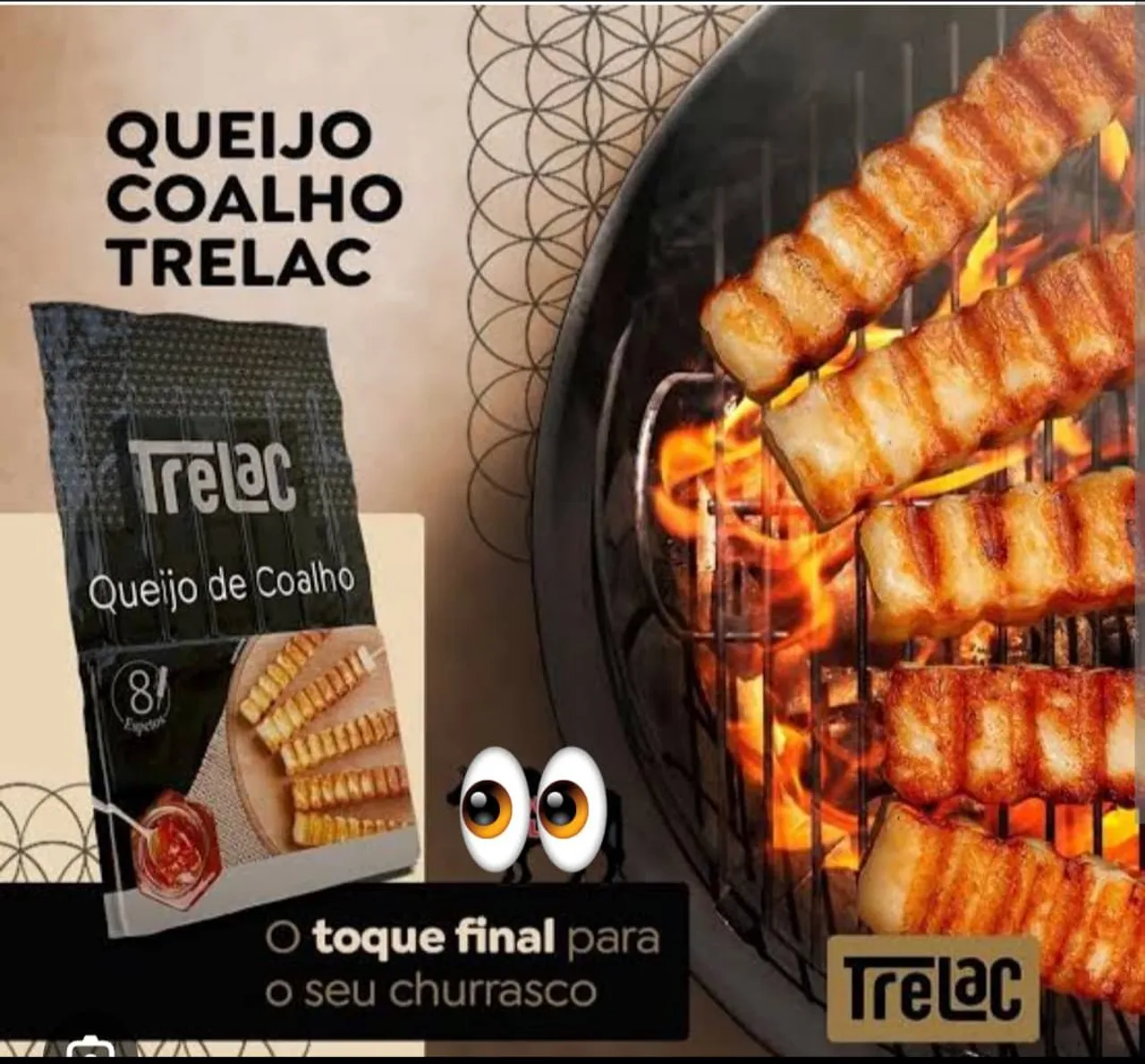 Queijo Coalho Trelac - O toque final para seu churrasco!