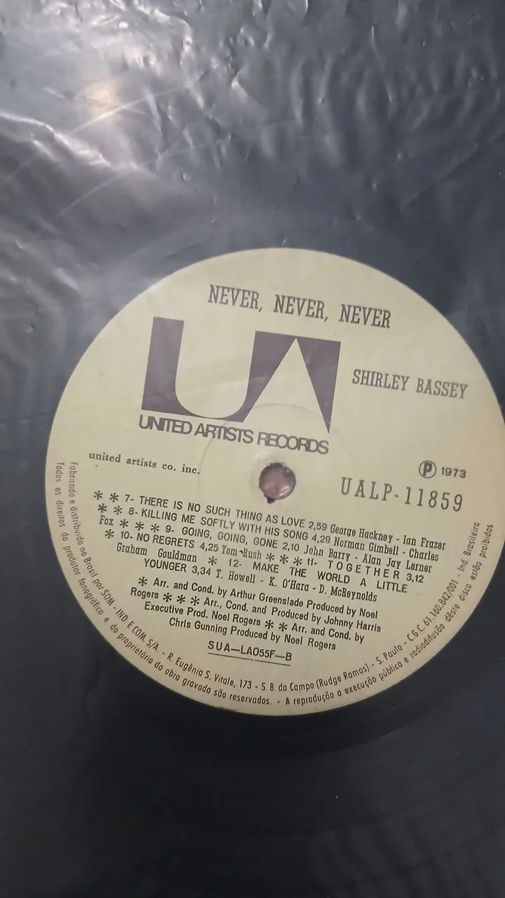 LP Shirley Bassey Never,Never,,never usado - Foto 4