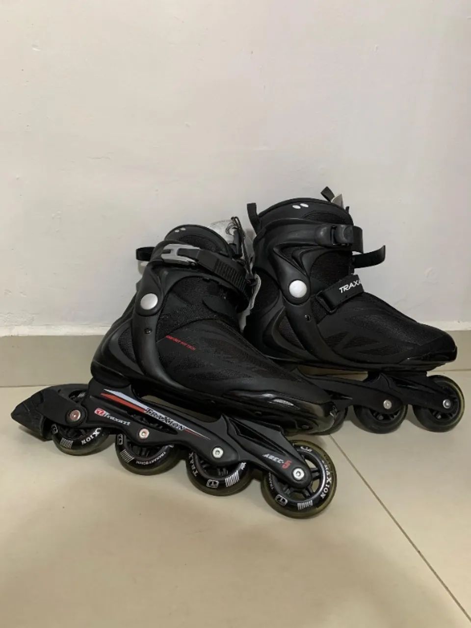 Patins Inline Traxart Traxion - N° 41/42 - NOVO, Usado Apenas 1x! Impecável! - Foto 5