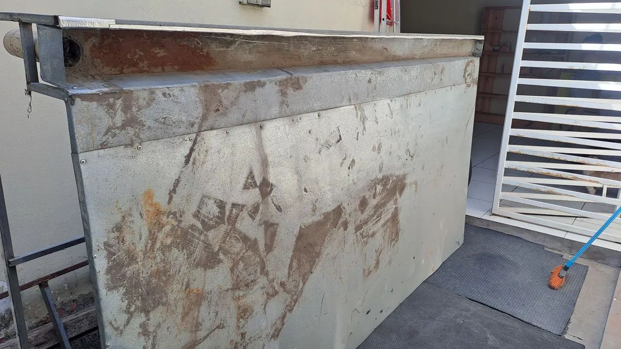 Vendo Toldo de zinco 1,5m x 2,76m x 0,60cm - Foto 3