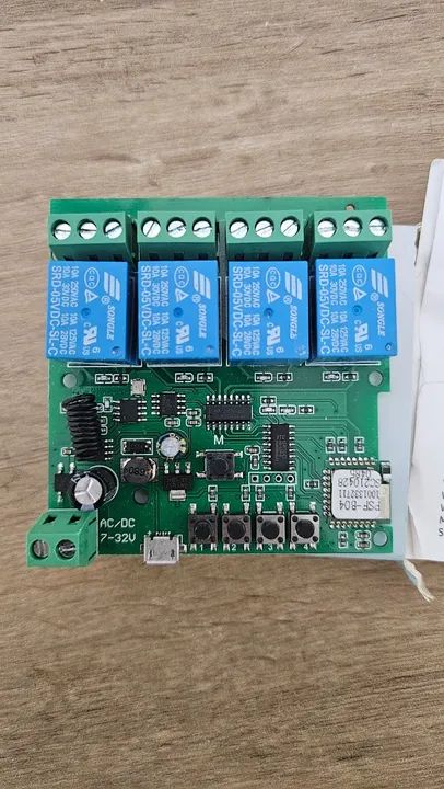 interruptor inteligente 4 canais 5-32v wifi ewelink sonoff suporta controle remoto 433