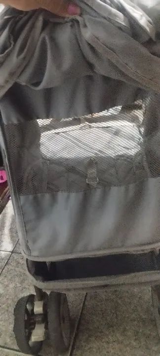 Carrinho de Bebê - Cinza - Foto 4