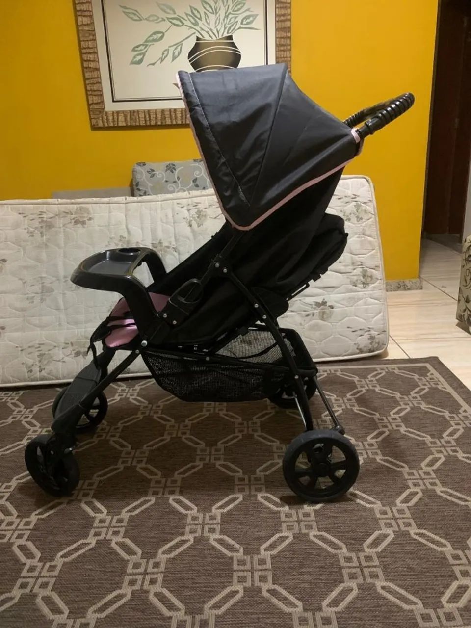Carrinho de passeio de bebê e bebê conforto Galzerano  - Foto 4