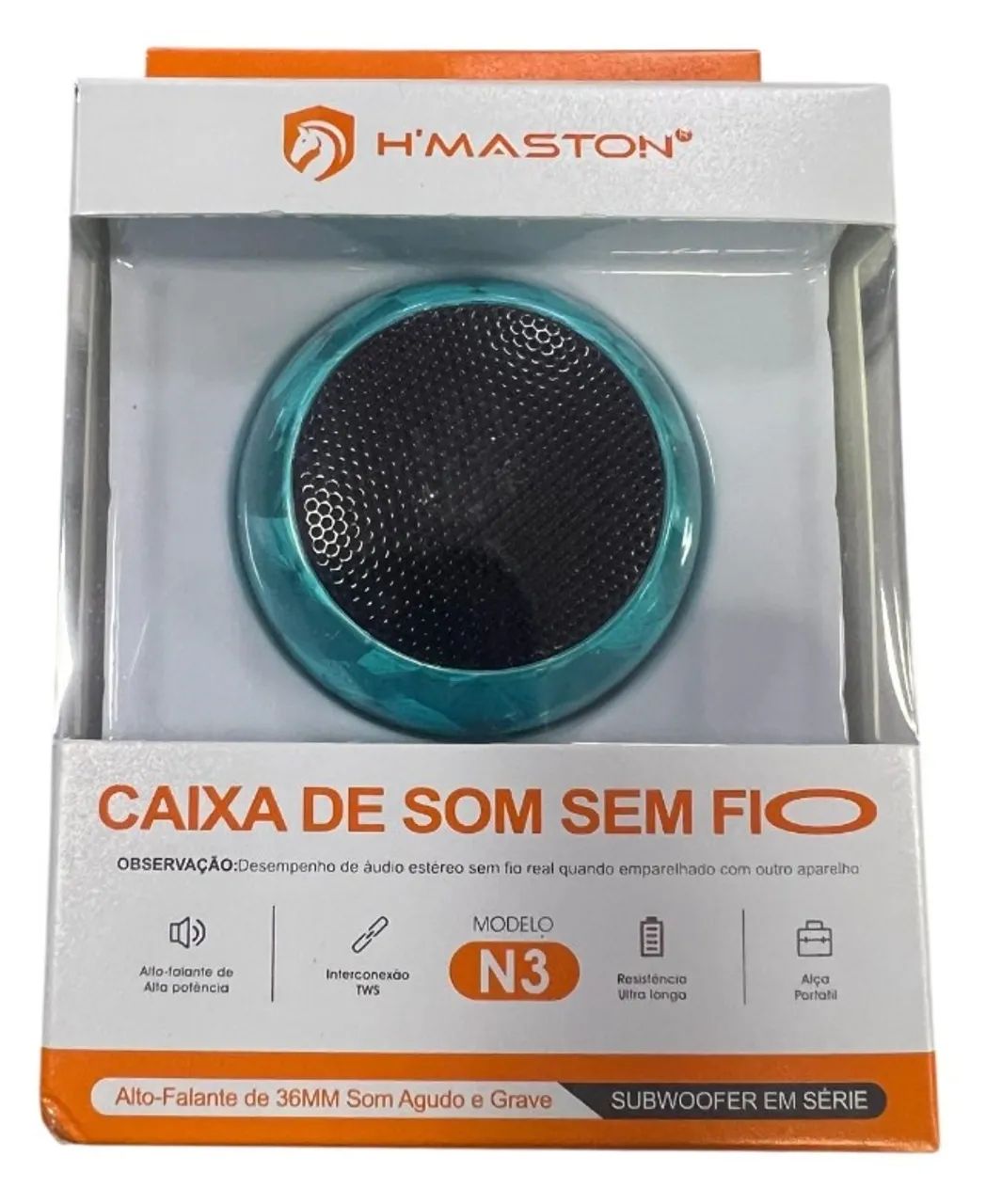 Mini Caixa De Som Hmaston Bluetooth N3 - Foto 2